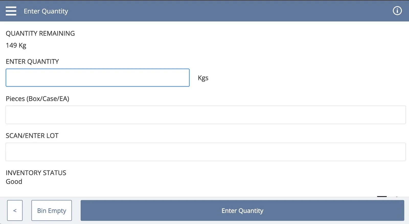 CatchIQ mobile entry